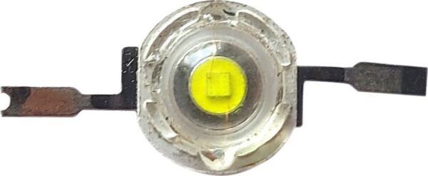 (6 Pieces) 3 Watt Super Bright Cool White 6500K Torch SMD LED Diode Chip Light