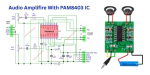 amplifire, circut board, audio board, 8403, Amplifier Circuit