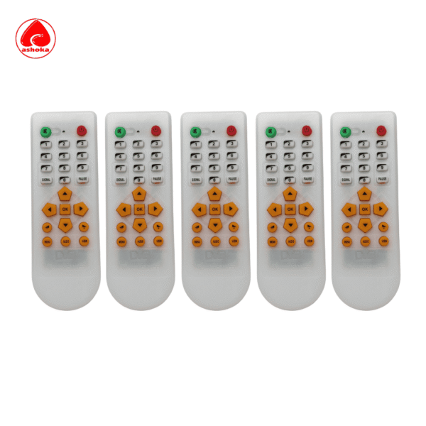 5 Piece Free Dish DVB D2H Remote for Free to Air Set Top Box