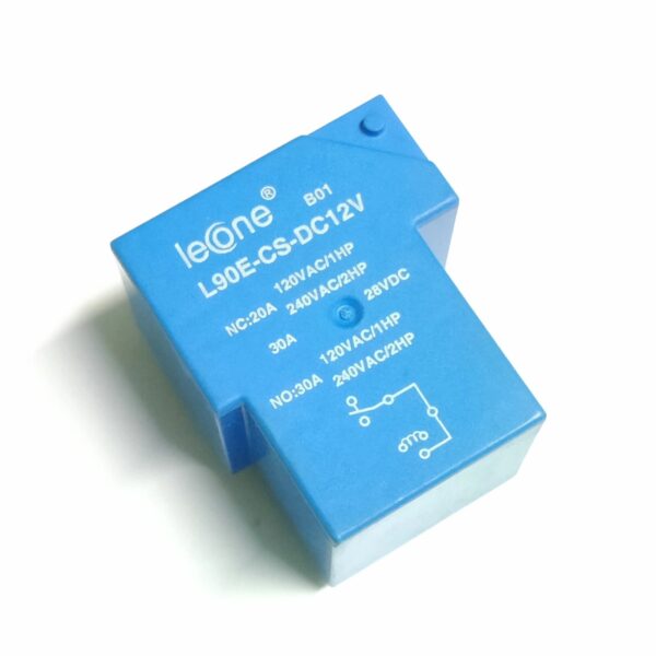 12V 30A L90/T90 PCB Mount T-Type Relay - SPDT