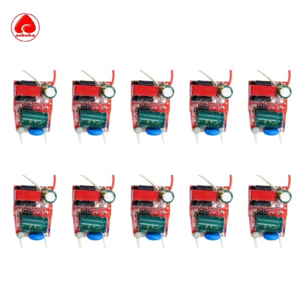 10 Pieces Mini Size Constant Current Non Isolated LED Bulb Driver 8W - 24W